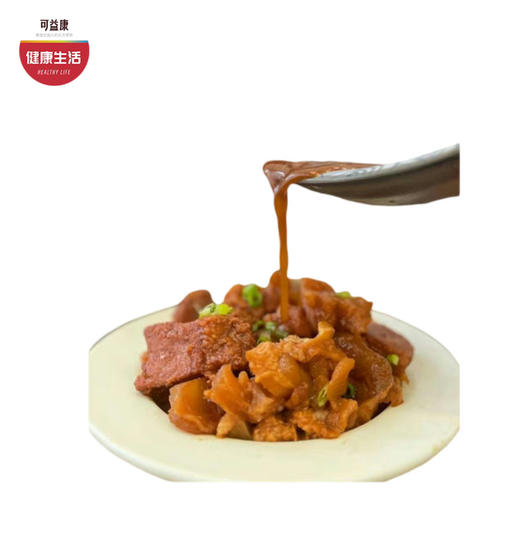 优选|地道内蒙味筋头巴脑 加热即食 有筋有肉有嚼劲 酱香入味 500g*4袋 商品图0