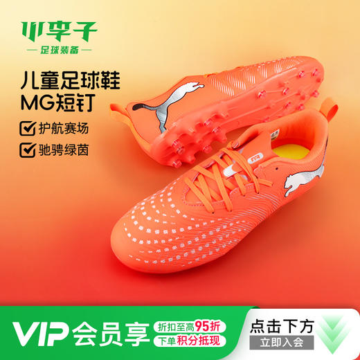 小李子彪马儿童足球鞋FUTURE 9入门级MG短钉训练鞋男孩108924 01 商品图0