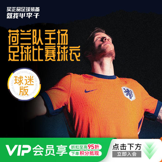 小李子NIKE耐克2024欧洲杯荷兰主场球迷版比赛球衣短袖成人男FJ4276-819 商品图0