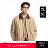 GXG男装【90%鸭绒】冬季简约灯芯绒翻领保暖男式短款羽绒服K&C 商品缩略图0