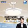 欧普（OPPLE）韵风餐厅风扇灯全光谱现代简约卧室隐形吊扇灯 商品缩略图0
