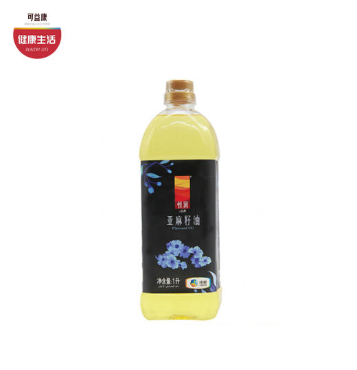 中粮悦润亚麻籽油  物理冷榨 家用好油 1L 商品图0