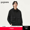 gxg.jeans男装 黑色口袋设计工装风连帽夹克外套男士 25年夏热卖 商品缩略图0