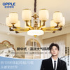 欧普（OPPLE）莲年有玉客厅吊灯新中式卧室装饰灯 商品缩略图0