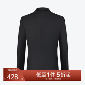 【含羊毛】柒牌男士西服秋冬新款商务休闲人字纹提花西装外套	126C70230