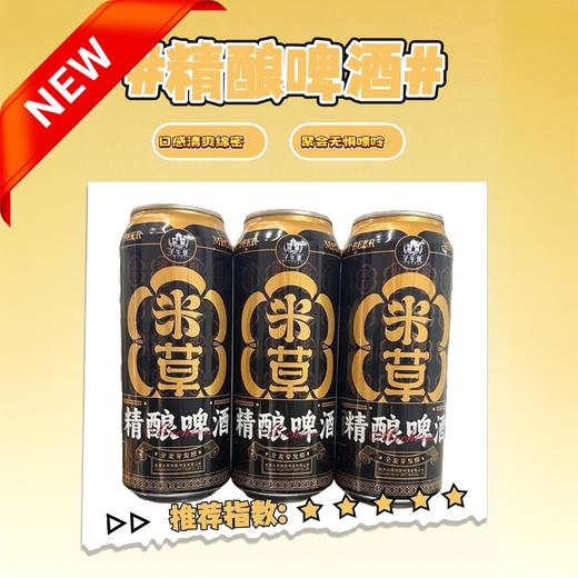 子午堡 米草原浆精酿啤酒500ML×12支 商品图0
