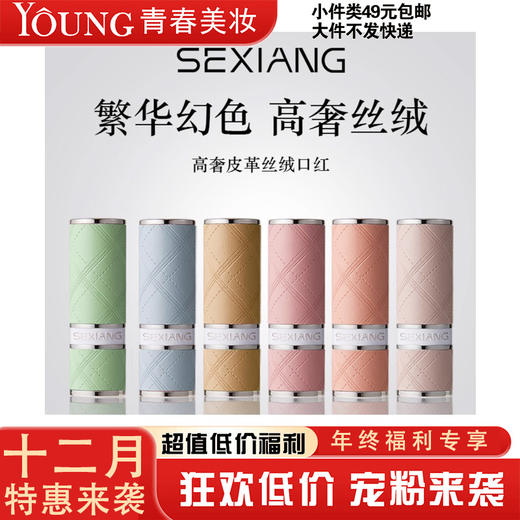 【12月】色想高奢皮革丝绒唇膏 商品图0