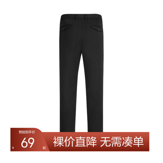 【特价】柒牌男装秋冬潮流青年弹力运动抽绳裤百搭宽松男士休闲束脚裤	119H70160 商品图0