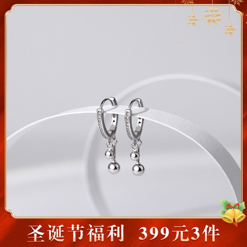 子佩集【玲珑】S925银微镶锆石流苏耳环【YXS-E2410】