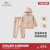 【高定系列】英氏儿童休闲套装秋季长袖羊毛连帽卫衣裤子套装新款 商品缩略图0