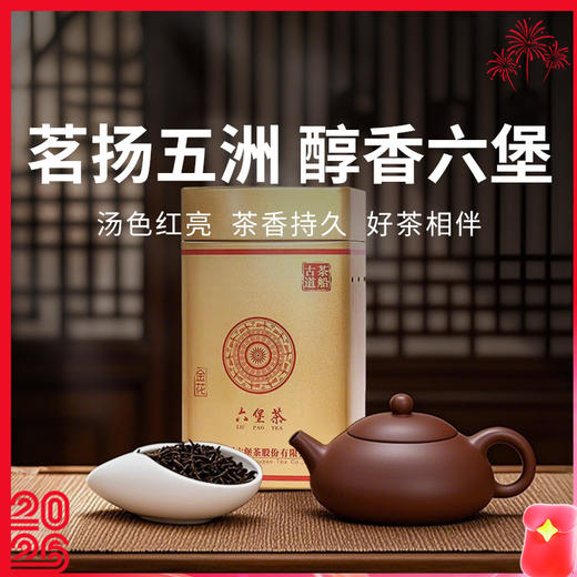 【梧州六堡茶】醇厚甘美入口绵滑口感细腻 商品图0