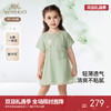 英氏女童连衣裙春夏短袖新国风女宝连衣裙纯棉透气裙子2025新款 商品缩略图0