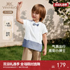 【商场同款】英氏儿童T恤夏季短袖透气男童牛仔纯棉T恤2025新款 商品缩略图0