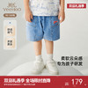 英氏儿童牛仔裤夏季男童休闲百搭短裤中大童裤子2025新款牛仔裤 商品缩略图0