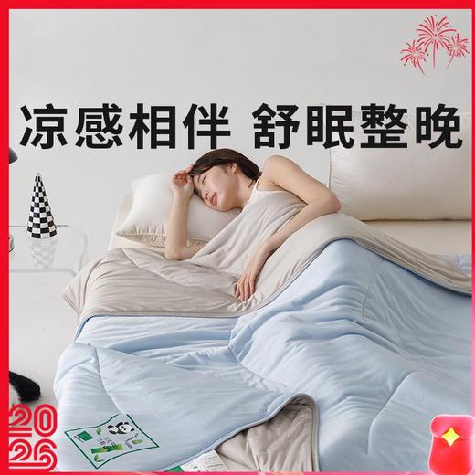 【有机竹粹夏凉被】锦纶面料，科技锁凉，竹纤抗菌，丝滑触感，给你夏日清爽睡眠！ 商品图0