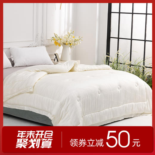 多喜爱 恬梦微醺蚕眠舒柔春秋被/冬被 桑蚕丝被 暖柔搭档蓬松和保暖手感柔软亲肤舒适吸湿透气性好 商品图0