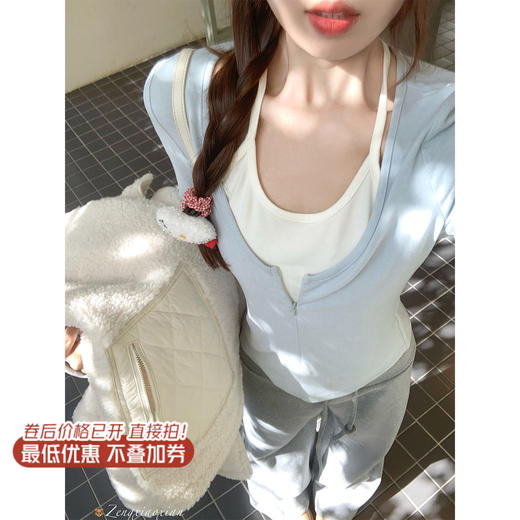 <曾小咸推荐>现货秒杀 ！微信超特价！假两件挂脖打底衫 日常169.99 立减100 秒杀69.99！！ 商品图1