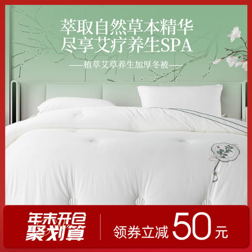 多喜爱 植萃艾草养生加厚冬被cs 商品图0
