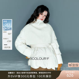 【90白鹅绒】三彩独醒2025冬季新款中长款鹅绒服羽绒服外套F