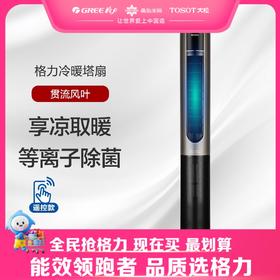 【预售】格力·冷暖塔式 电风扇  FL-1001RBag 黑+银