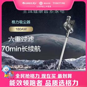 【预售】格力·手持推杆式吸尘器  VCBG05T-B01B 银色