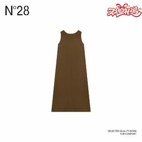 N°28 2025春季新款设计师时尚气质女士裙子圆领无袖连衣裙895131L231