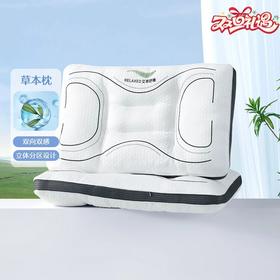 水星家纺 悦动·分区床上用品 舒适睡眠枕头艾香抑菌对枕
