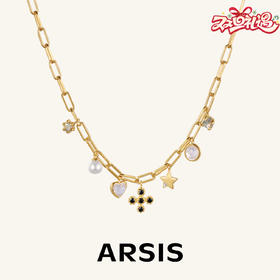 ARSIS银饰｜秘密花园系列 四叶草假日派对项链