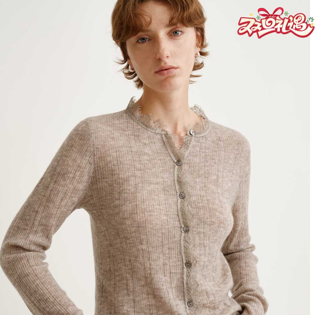 N°28 2025 秋季新款时尚设计师女士毛衫开衫长袖上衣895382M011