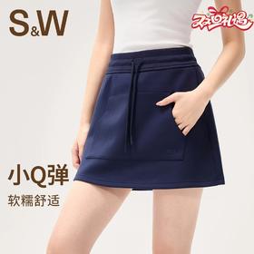 SW速惟 A字藏肉显瘦健身运动短裙百搭口袋防走光半身裙 S5AW5067