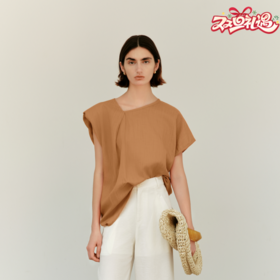 N°28 夏季新款新中式国风宽松短袖 气质复古简约女士休闲上衣885242S529