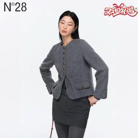 N°28 秋冬款毛呢外套正肩显瘦高级感小香风短外套 8352D918