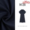 N°28 2025夏新款气质时尚女士休闲连衣裙翻领短袖中长裙遮肉显瘦裙子885252L599 商品缩略图0