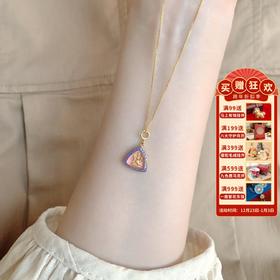 【敦煌拉胡天神项链】敦煌福泽拉胡天神项链女  轻奢敦煌风小众气质设计锁骨链