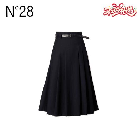 N°28 春款【肚腩克星显瘦神裙】A字经典百搭高腰百褶半身裙9311Q001 商品图0