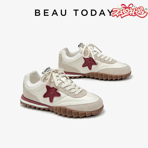 BeauToday 派哒星德训鞋复古阿甘鞋 时髦休闲鞋29825 商品图0
