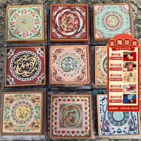 【龙行龘龘·敦煌团龙木制冰箱贴】个性创意龙年冰箱贴木质冰箱贴