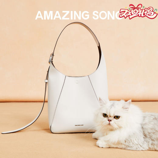 Amazing Song乙颂 显眼包大号秋冬新款时尚OL通勤大容量托特单肩包包女 商品图0