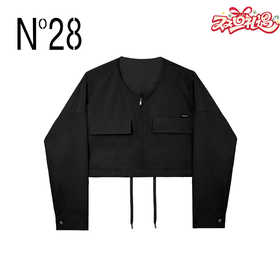 N°28 春季时尚拉链抽绳简约短外套8A11W153