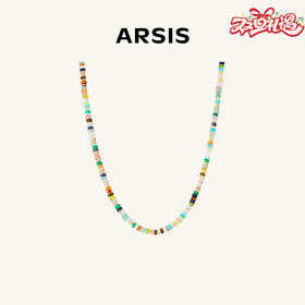 ARSIS【秘密花园】彩虹守护串珠项链复古小众设计项链时尚百搭