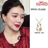 ANGEL ISLAND 铜合金锆石项链 「游园寻梦」系列葫芦窗花项链 商品缩略图0