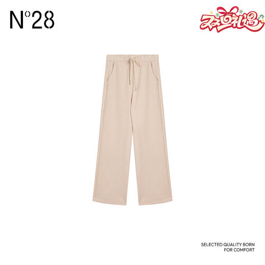 N°28 冬季高腰宽松长裤女装简约休闲裤89A5A1K005 商品图0