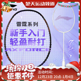 李宁羽毛球拍全碳素初学入门训练拍雷霆EX-LIGHT穿线成品拍