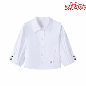 N°28 2025早秋新款设计时尚百搭秋季短款衬衫上衣 885371C661