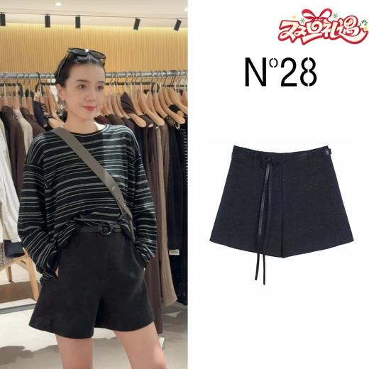 N°28 2025 冬季新款设计师时尚女装短裤休闲百搭裤子8855A1K688 商品图0