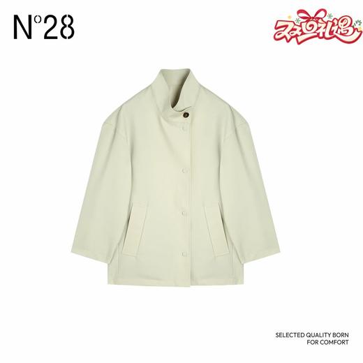 【破价】【ROW风】简约女气质高奢长袖春款风衣中长款外套89512KF061 商品图0