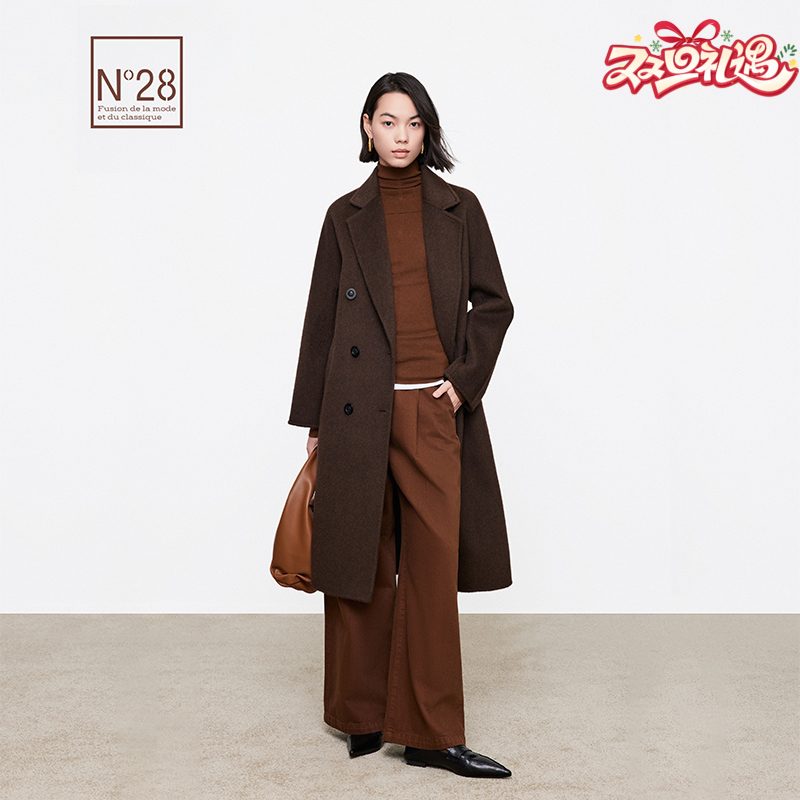 【主推】N°28 “100%牦牛绒801”女装舒适百搭毛呢大衣8352D828