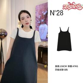 【破价】N°28【p家女孩】减龄裙宽松舒适吊带休闲连衣裙 9A31L258