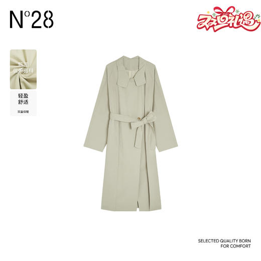 N°28 2025春季新款气质显瘦休闲时尚风衣8951C1F027 商品图0