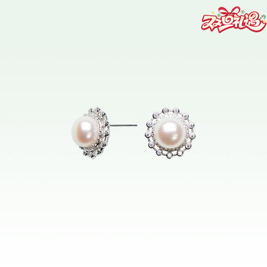 礼兰 S925银淡水珍珠耳钉ES2708 商品图0